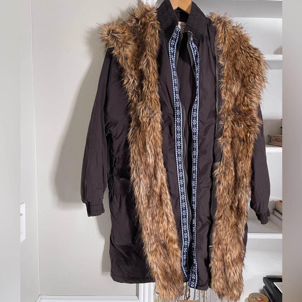 Free People faux fur coat